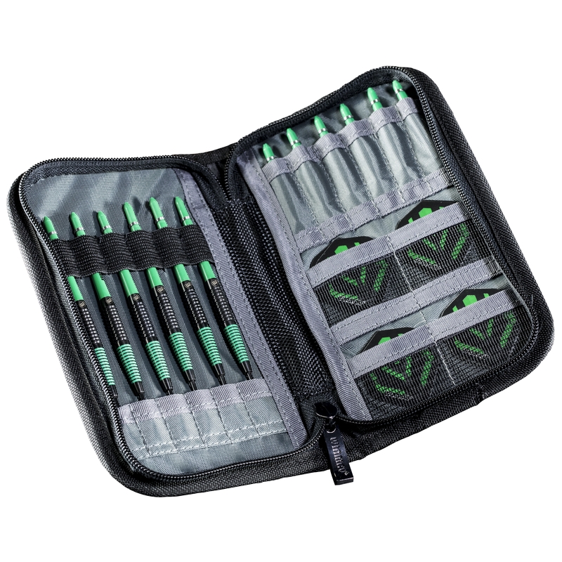 Winmau Urban-X Double-Zipped Darts Case – Wallet Style Storage For Dart Board & Accessories