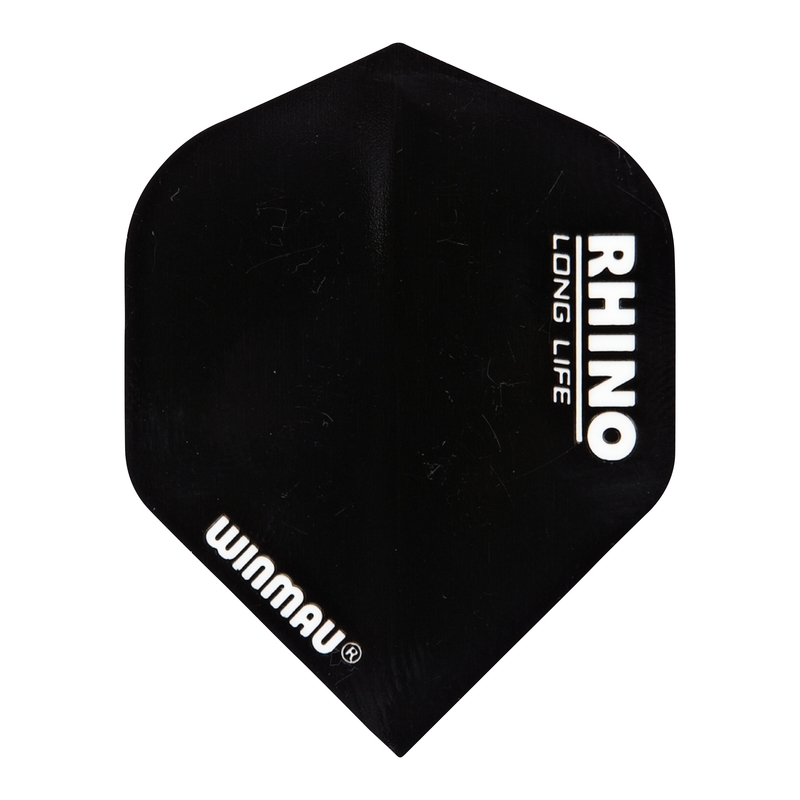 Winmau Flights Rhino Extra Thick Black The Darts Shack