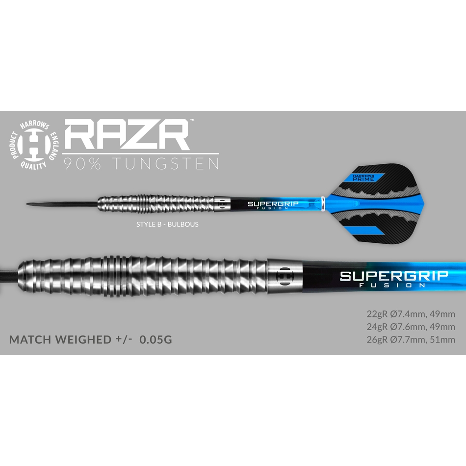 Harrows Darts Razr 90 Tungsten The Darts Shack