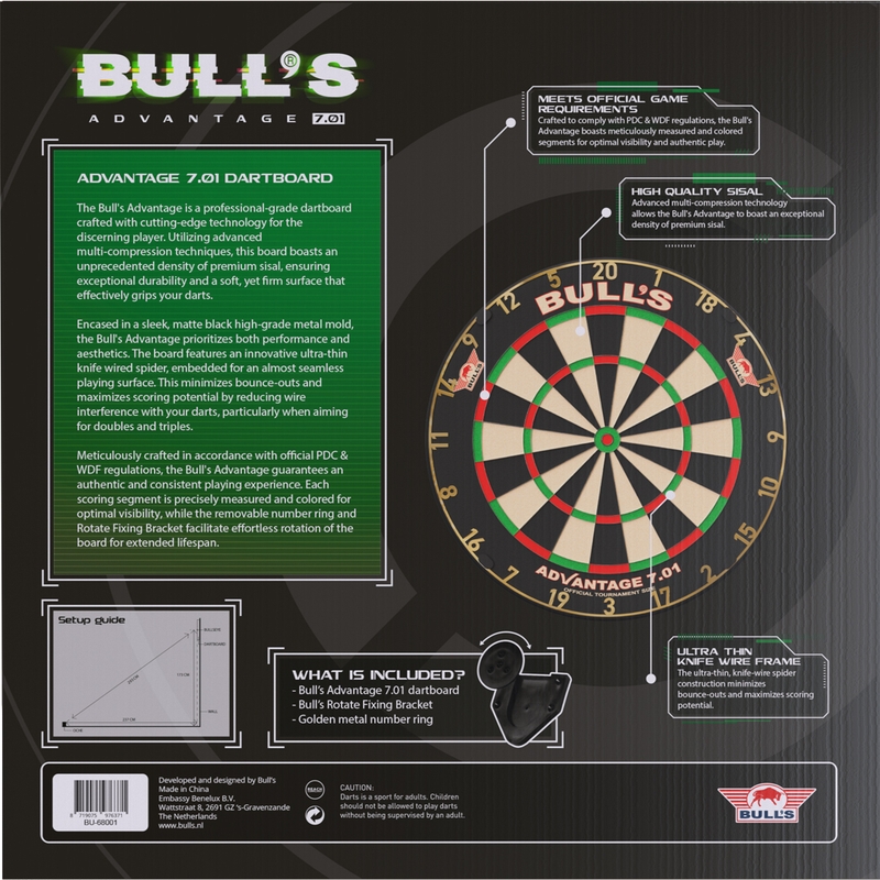 Bulls NL Dartboards - Advantage 701