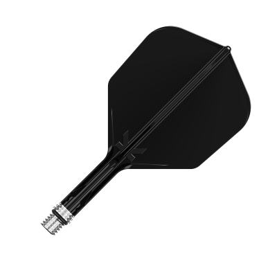 Target Flights & Shafts - K-Shift - No6 - Black, Short