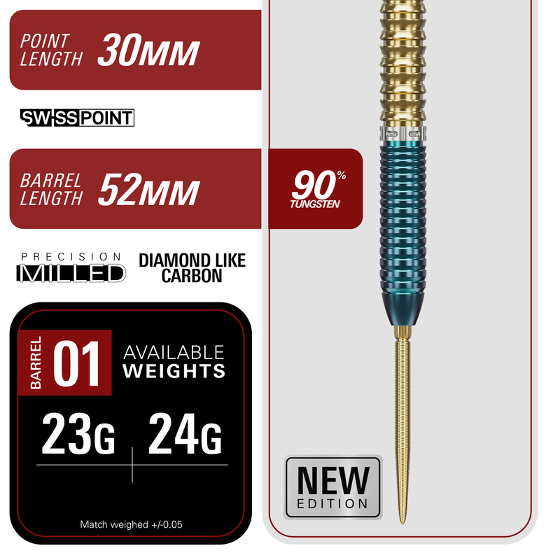 Target Japan Darts - Tung Suk - Zenith - Gen 2.5 - 90%