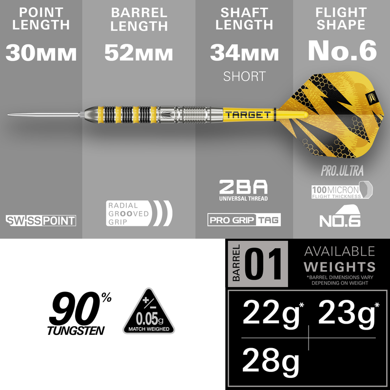 Target Darts - Buzz - 01 - 90%