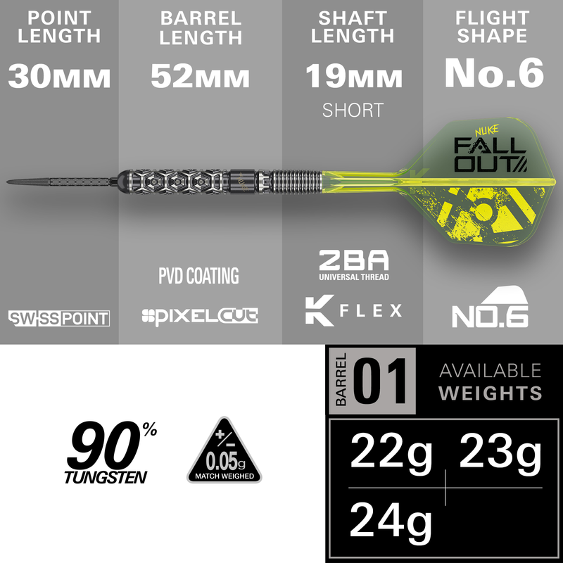 Target Darts - Luke Littler - Fallout - 90%
