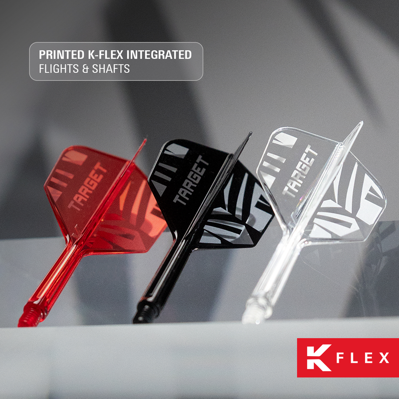 Target Flights & Shafts - K-Flex - Logo - Black - No6