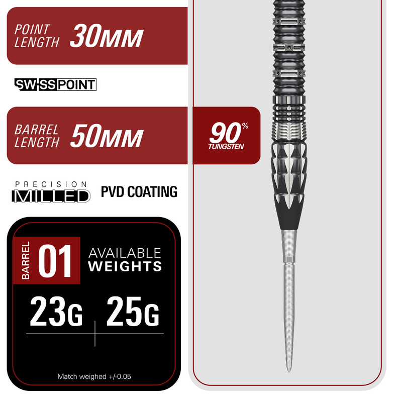 Target Japan Darts - Mitsumasa Hoshino - Pyro - Gen 12 - 90%
