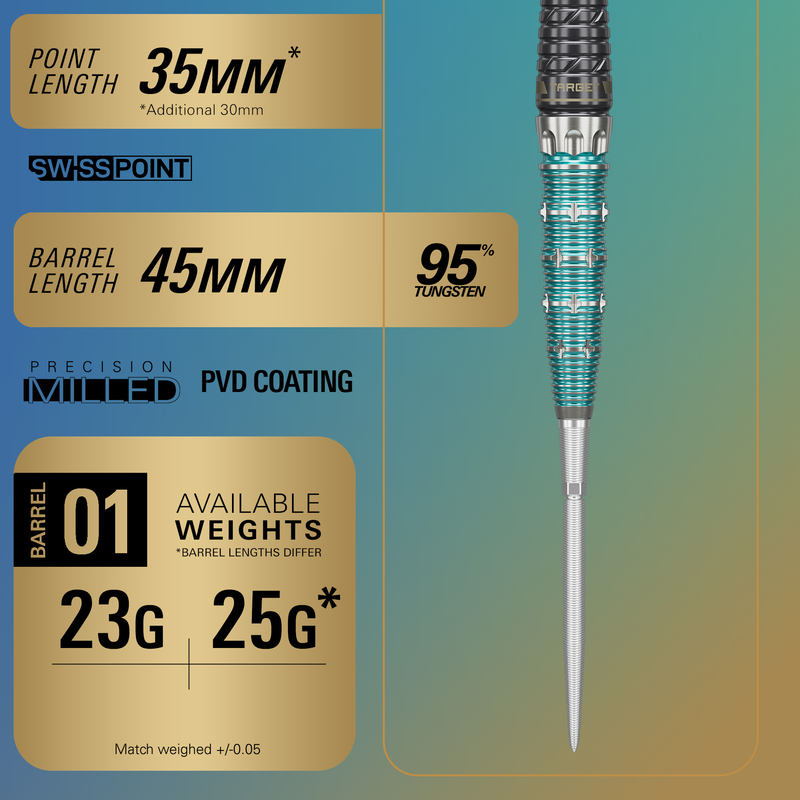 Target Japan Darts - The Miracle Rising Sun - Ltd Edition Champions Set - 95%