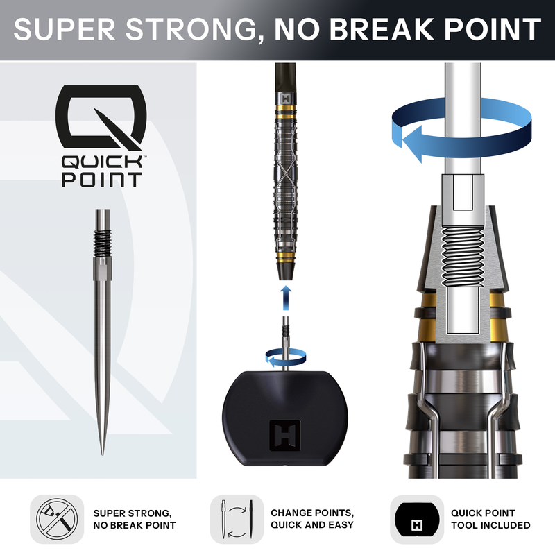 Harrows Darts - NX Luxe - Tapered - QP - 90%