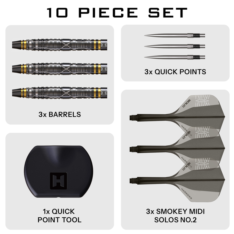 Harrows Darts - NX Luxe - Tapered - QP - 90%