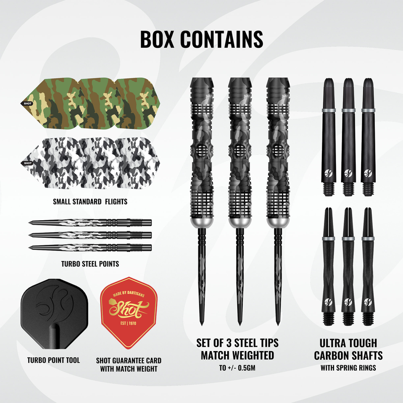Shot Darts - Camo - Longshot TP - 95%