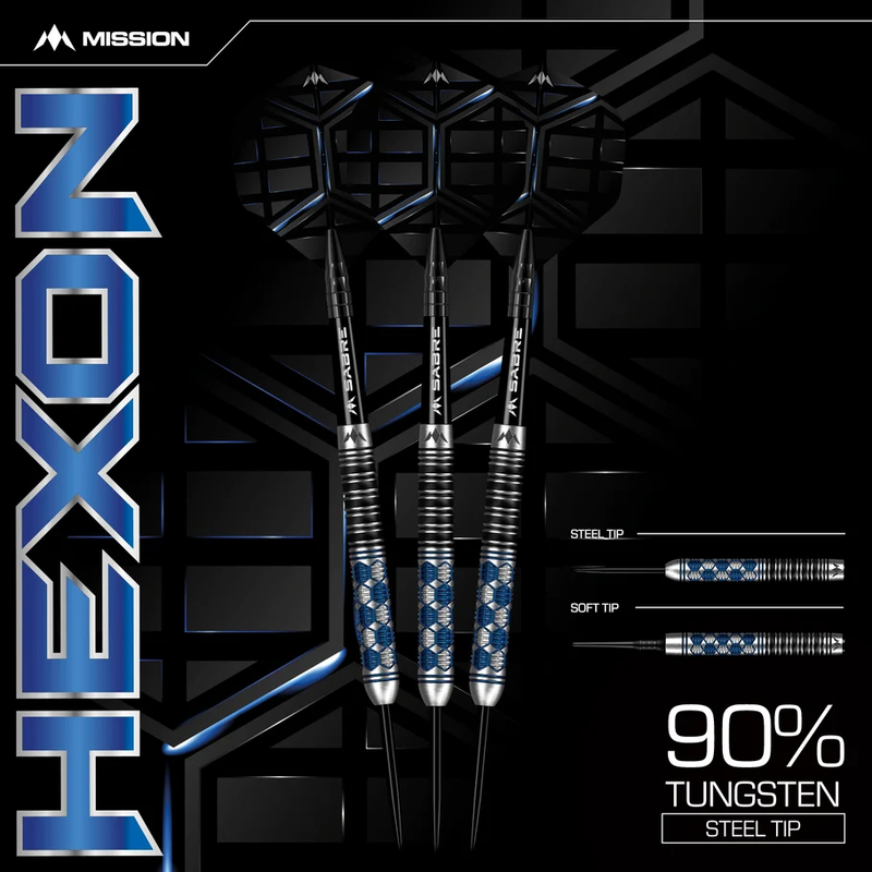 Mission Darts - Hexon - 90% Tungsten