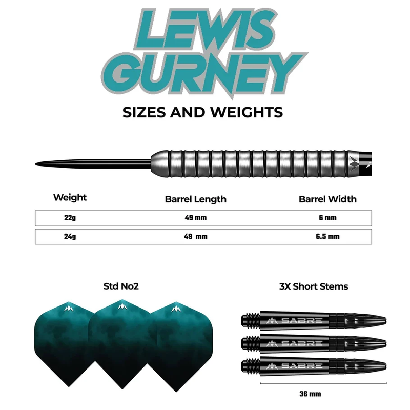 Mission Darts - Lewis Gurney - 95%