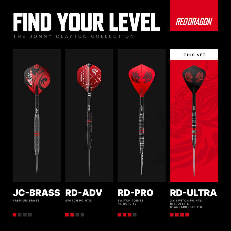Red Dragon Darts - Jonny Clayton - Ultra - SP - 90%