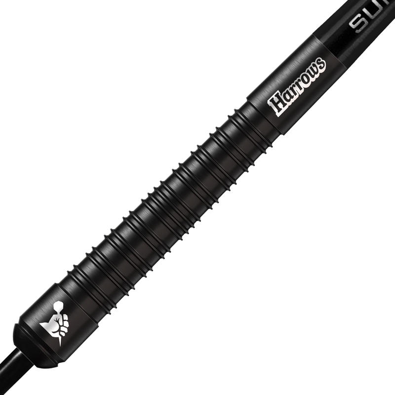 Harrows Darts - Supergrip Black - 90% Tungsten