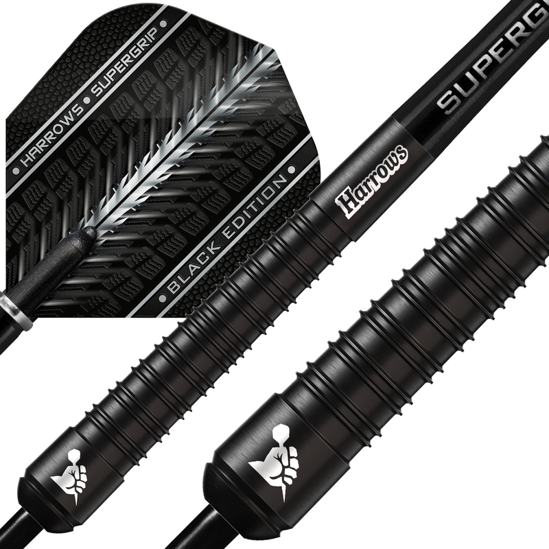 Harrows Darts - Supergrip Black - 90% Tungsten