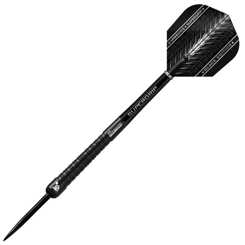 Harrows Darts - Supergrip Black - 90% Tungsten